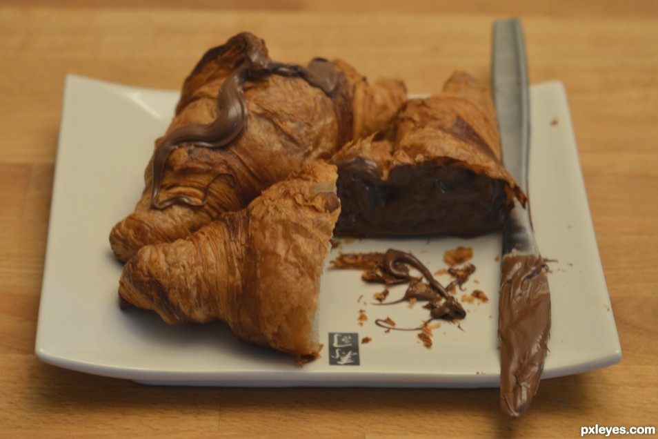 Croissant with Chocolate