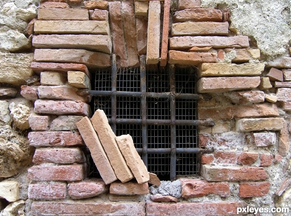 Window and bricks