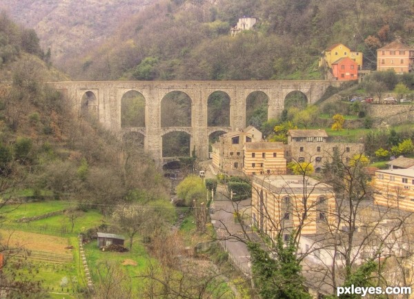 historic aqueduct