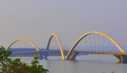 Bridge at sunset