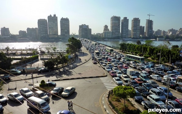 Bridge in Cairo 