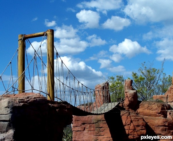 Rope Bridge photoshop picture