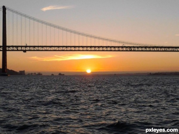 Bridge over the Tagus river 