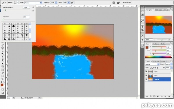 Creation of bridge of love: Step 4