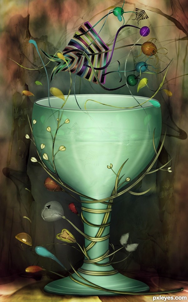 Ace of Cups photoshop picture)