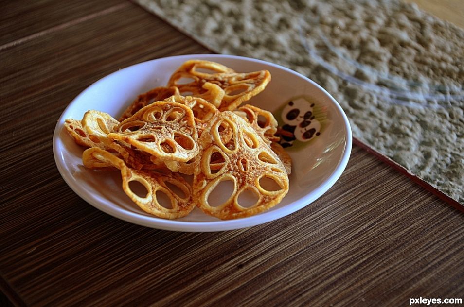 Fried Lotus Roots