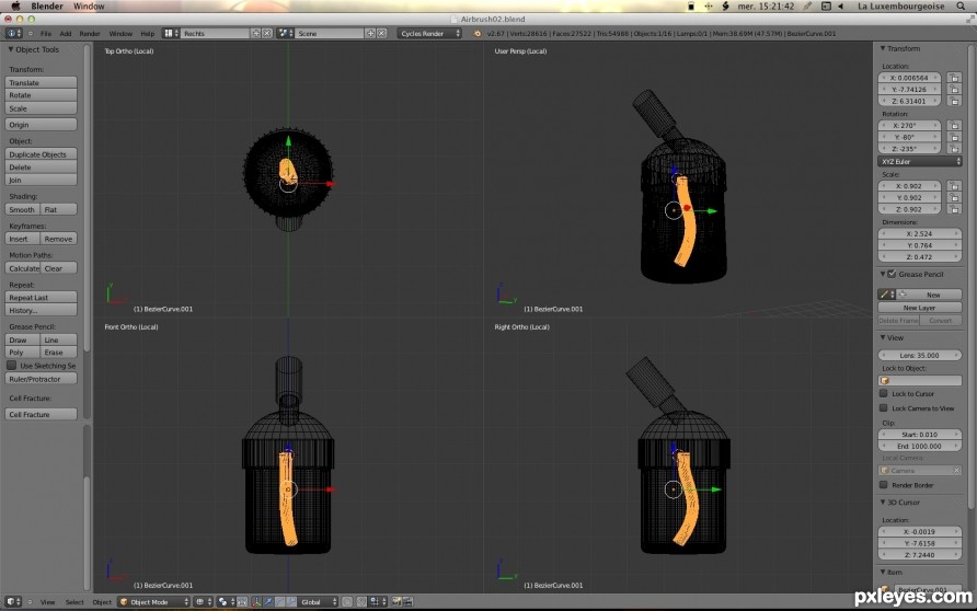 Creation of AirBrush: Step 4