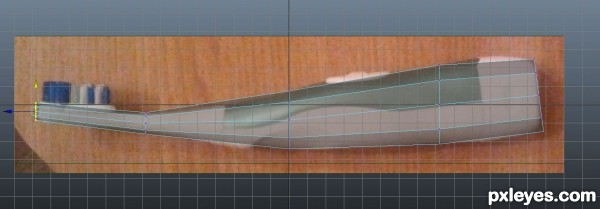 Creation of toothbrush: Step 2