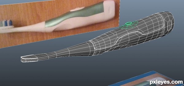 Creation of toothbrush: Step 4