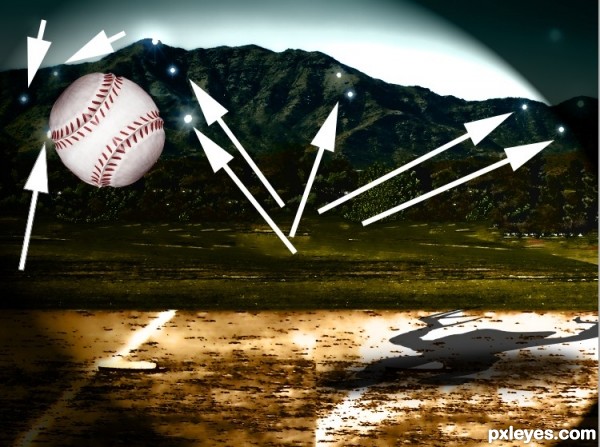 Creation of Foul Ball: Step 16