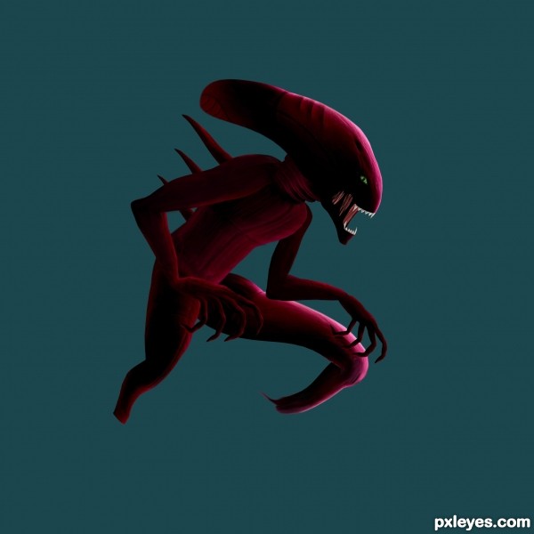 Creation of alien: Step 5