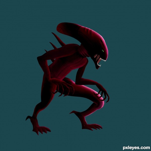 Creation of alien: Step 6