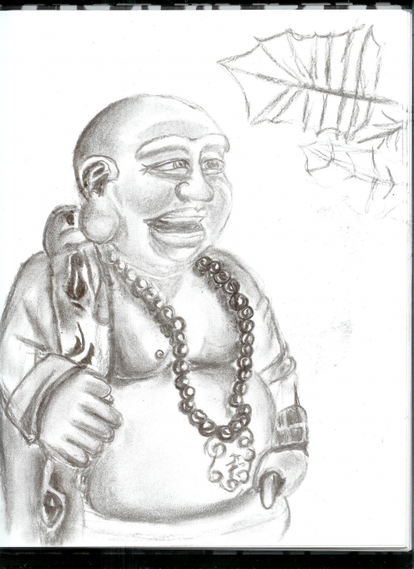 Creation of Happy Buddha: Step 3