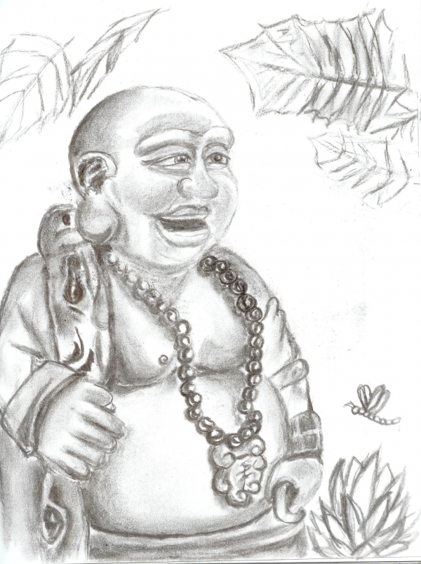 Creation of Happy Buddha: Step 4