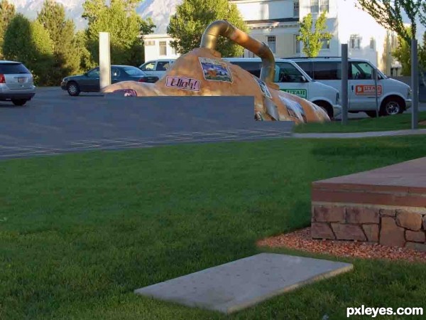 Creation of Bison goes home: Step 2