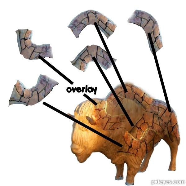 Creation of Buffalo Benjamin Grimm: Step 3
