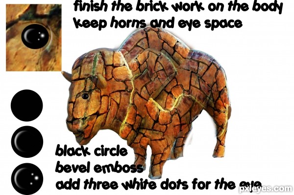 Creation of Buffalo Benjamin Grimm: Step 5