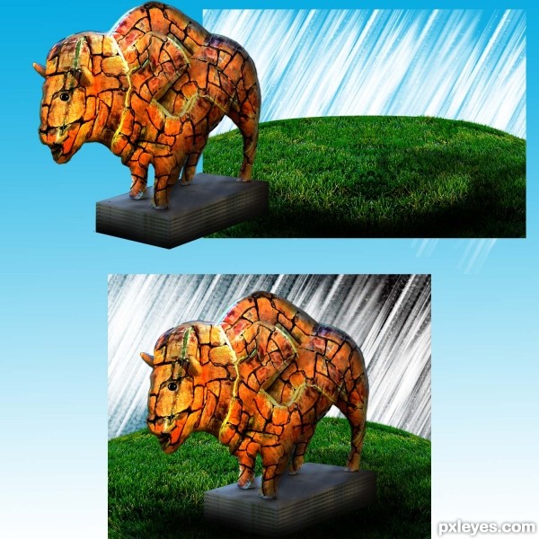 Creation of Buffalo Benjamin Grimm: Step 7