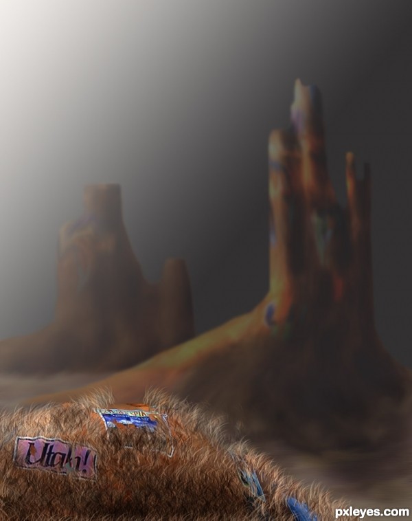 Creation of Utah Desert: Step 7