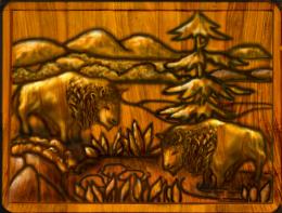 The Watering Hole Carving