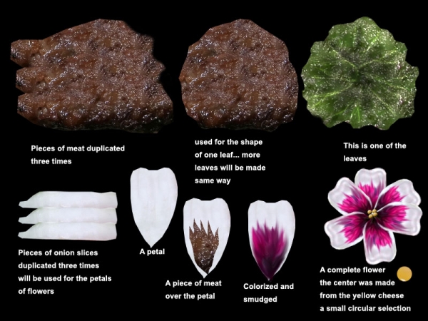 Creation of Geranium: Step 1