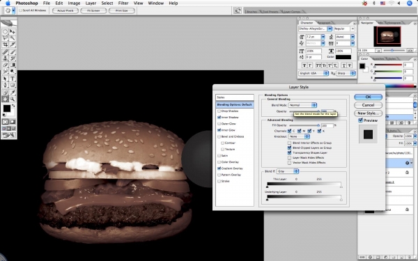 Creation of Big Burger: Step 2