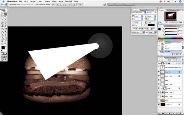 Creation of Big Burger: Step 5