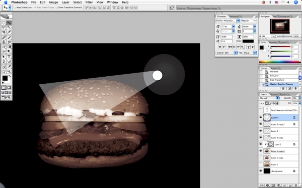 Creation of Big Burger: Step 6