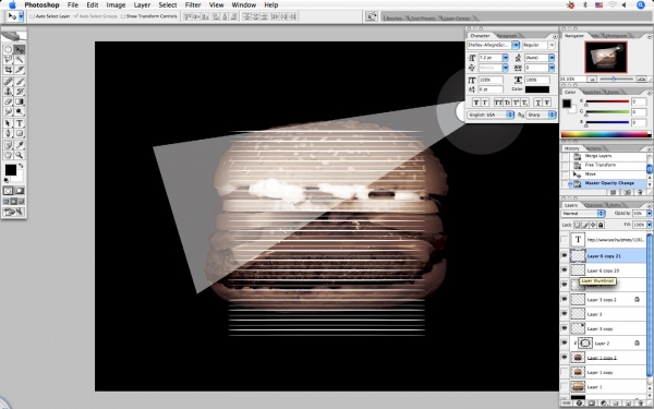 Creation of Big Burger: Step 8