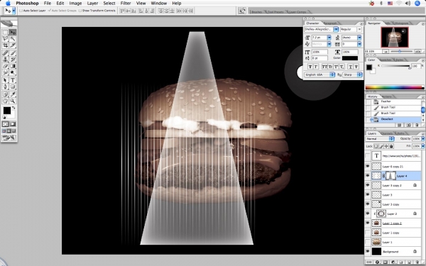 Creation of Big Burger: Step 10