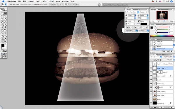 Creation of Big Burger: Step 11
