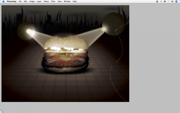 Creation of Big Burger: Step 36