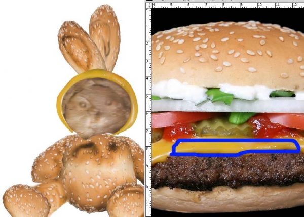 Creation of Burger-Bear: Step 4