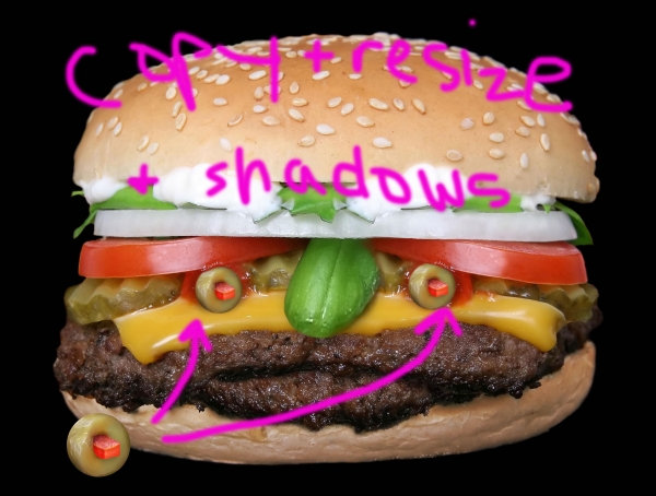 Creation of Angry Burger!: Step 9
