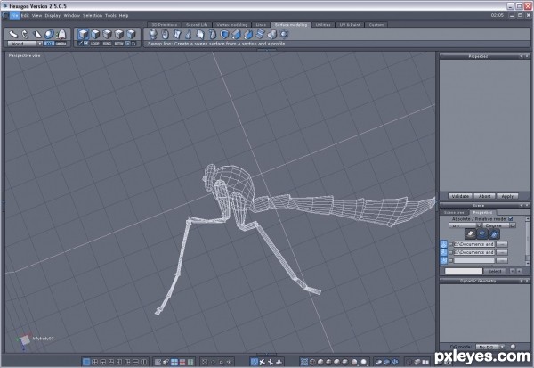 Creation of Black Butterfly: Step 4