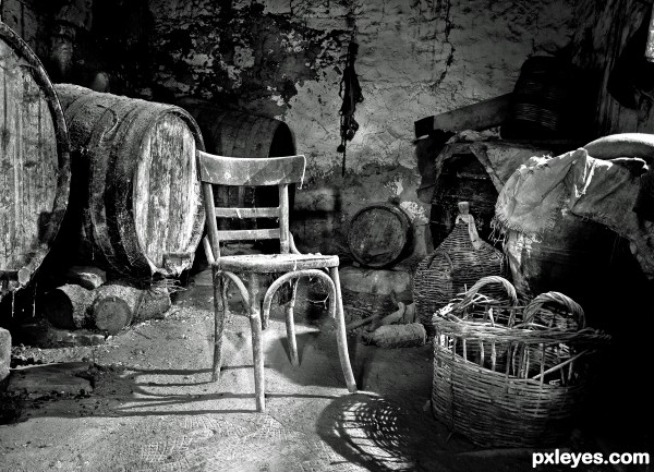 when the wine it s over.... photoshop picture)