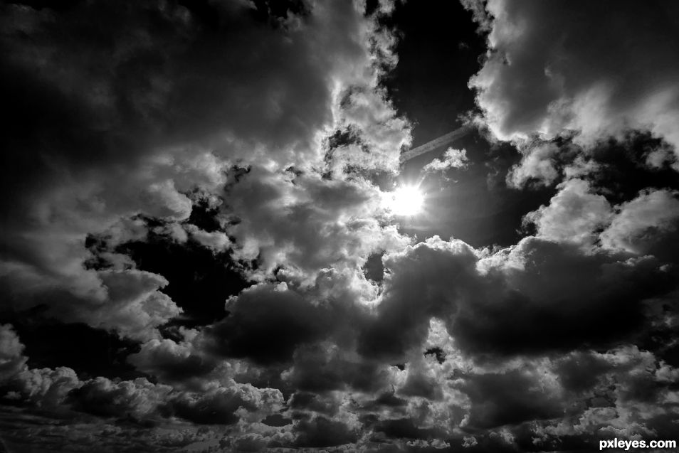 Clouds in B&W must be dramatic