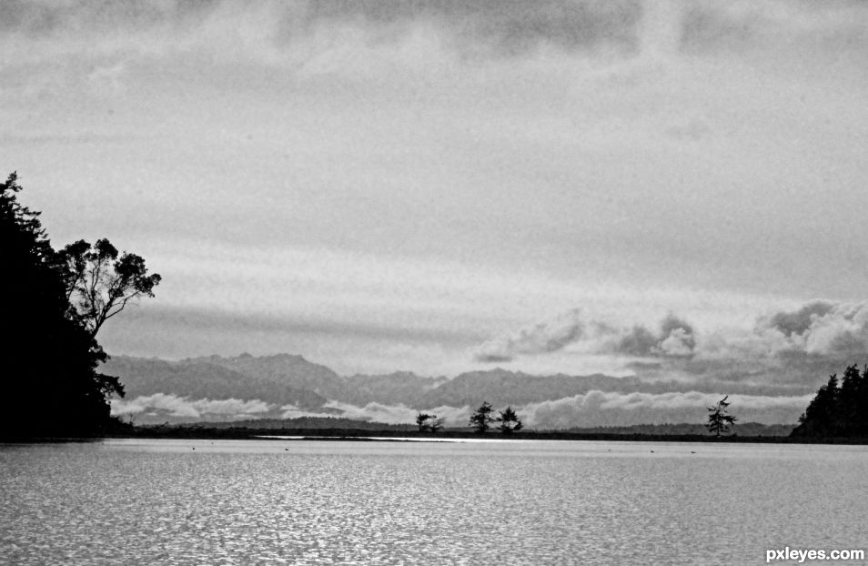 Rowing in the bay