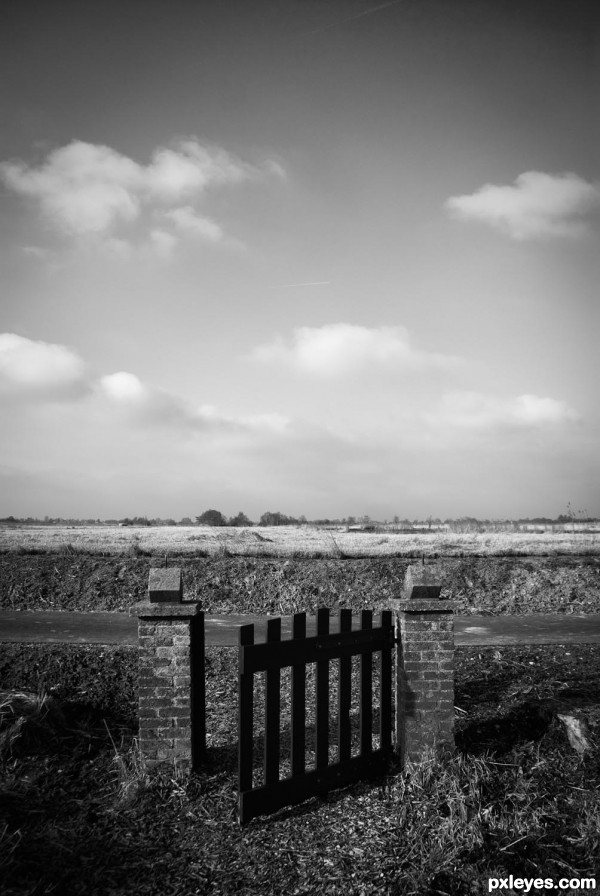 gate to nowhere...