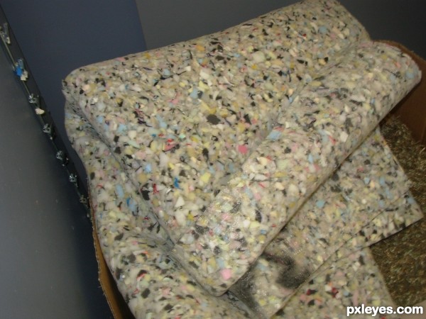 Creation of Stone Foam Cake: Step 1