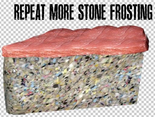 Creation of Stone Foam Cake: Step 9