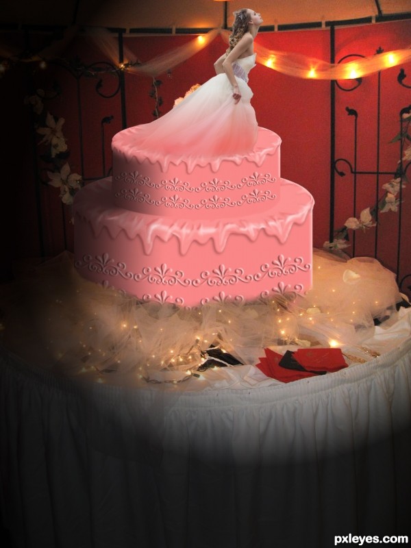 Creation of Wedding cake: Step 13