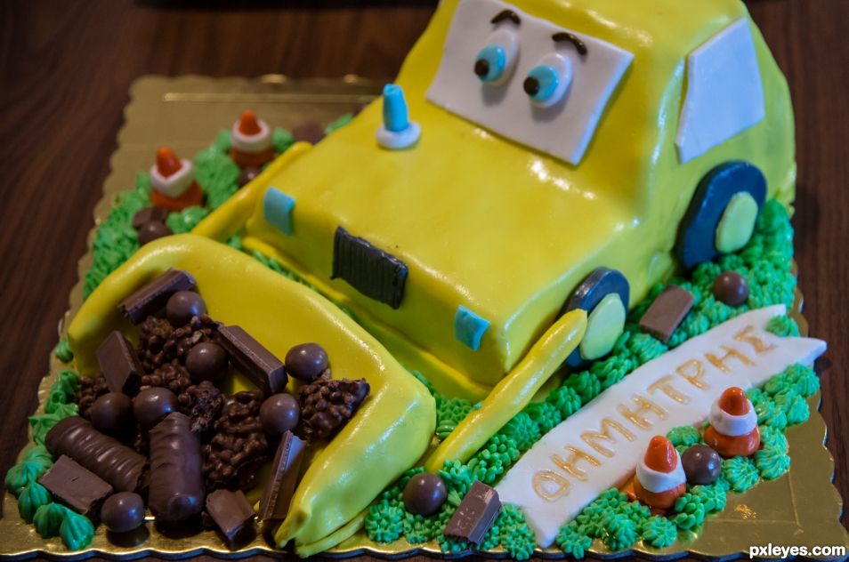 The Buldozer Cake