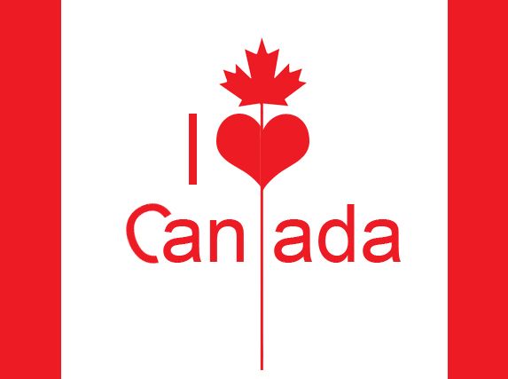 Creation of I love Canada: Final Result