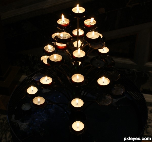 Candles tree