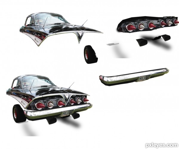 Creation of Don't Mess With Ela's Jalopy: Step 1