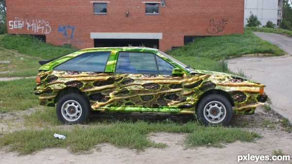 Creation of scirocco frog: Step 4