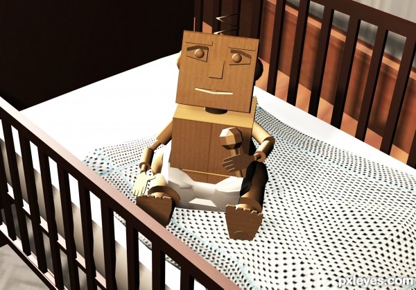 Creation of Cardboard Baby: Final Result