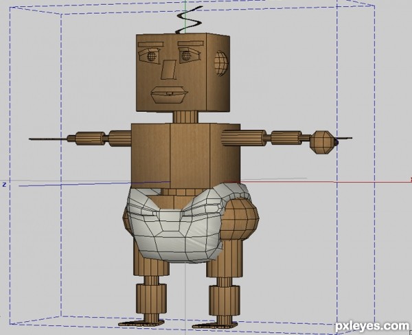 Creation of Cardboard Baby: Step 23
