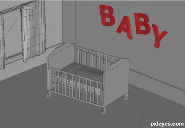 Creation of Cardboard Baby: Step 37